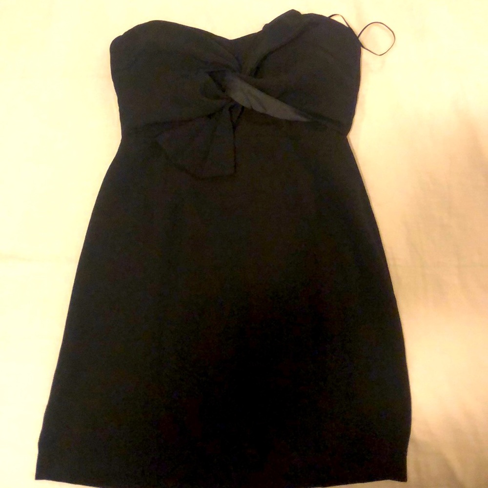 Strapless tie mini dress from Azalea